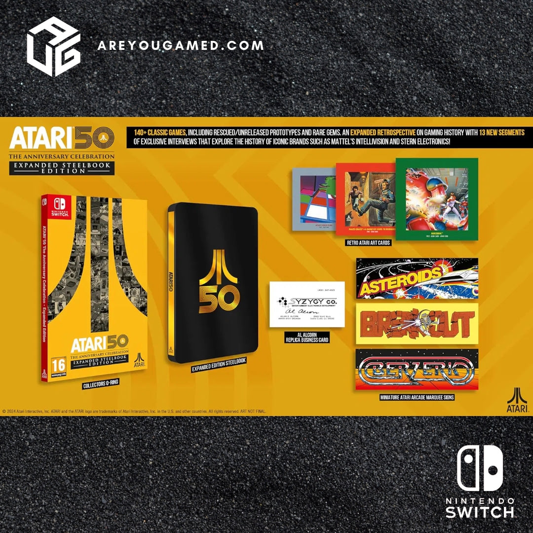 Atari 50 The Anniversary Celebration Expanded/Steelbook Edition