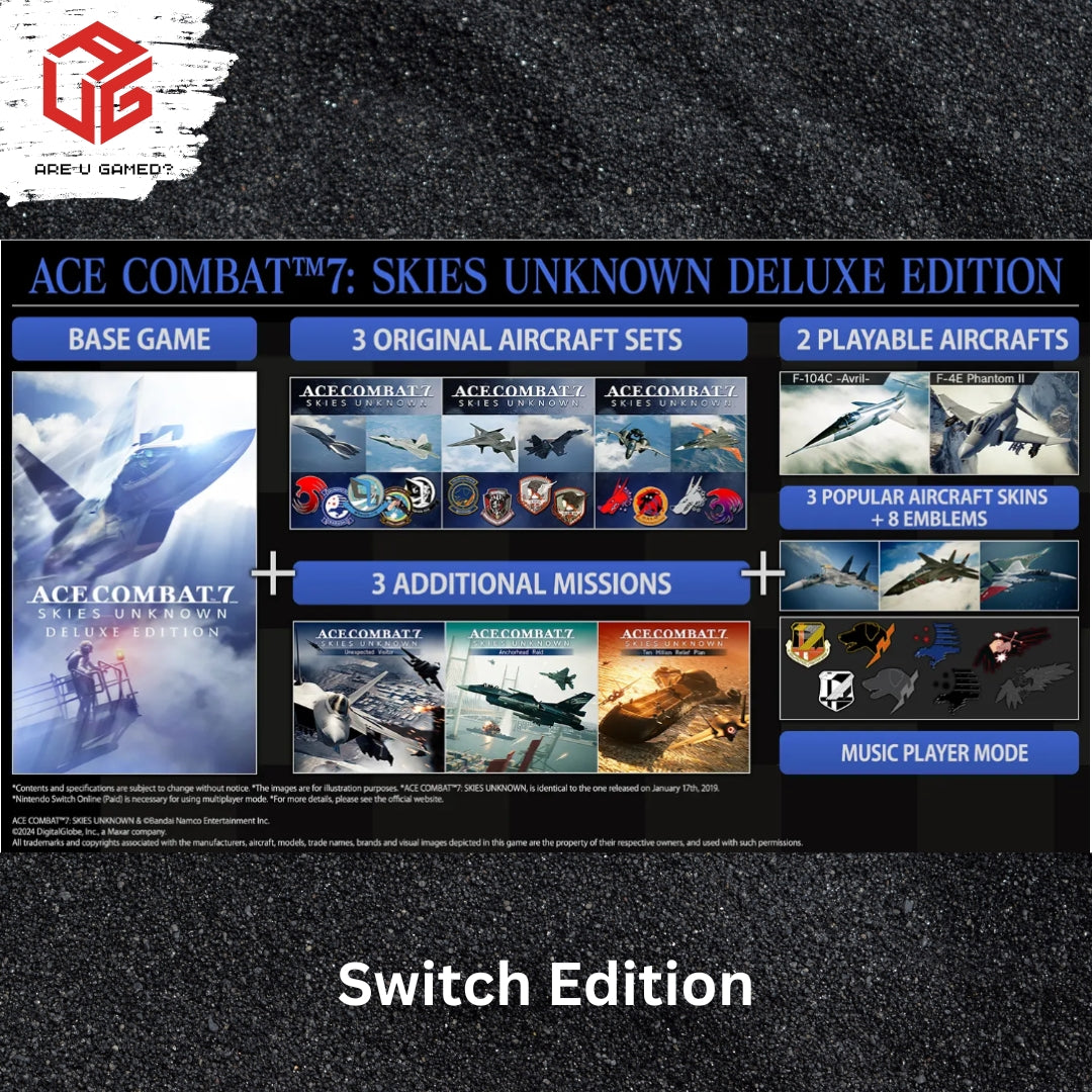 Ace Combat 7 Skies Unknown Deluxe Edition - Nintendo Switch