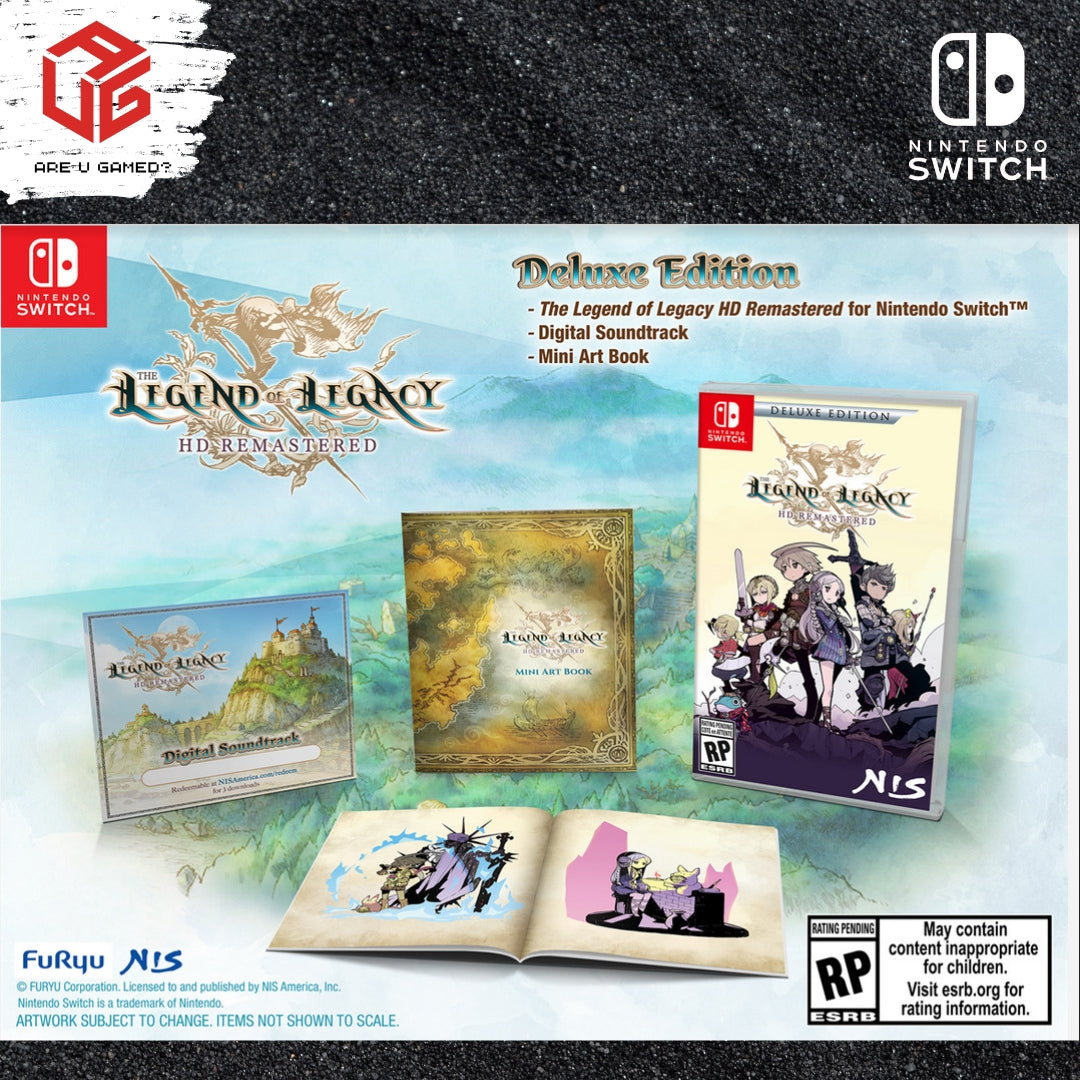 The Legend of Legacy HD Remastered Deluxe Edition - Nintendo Switch